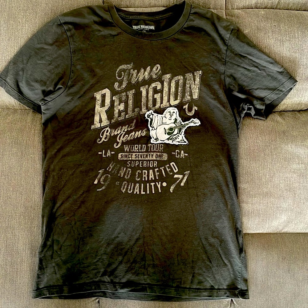 used true religion tshirt